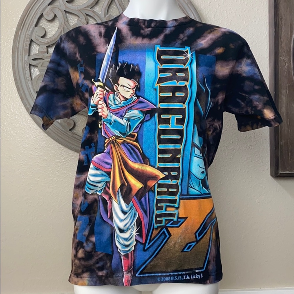 DragonBall Z Custom Tie-Dye T-Shirt